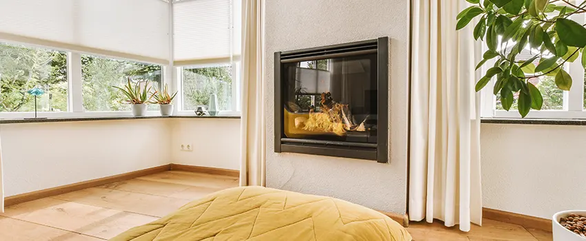 Residential Fireplace Ceramic Glass Installation in Brandon, FL