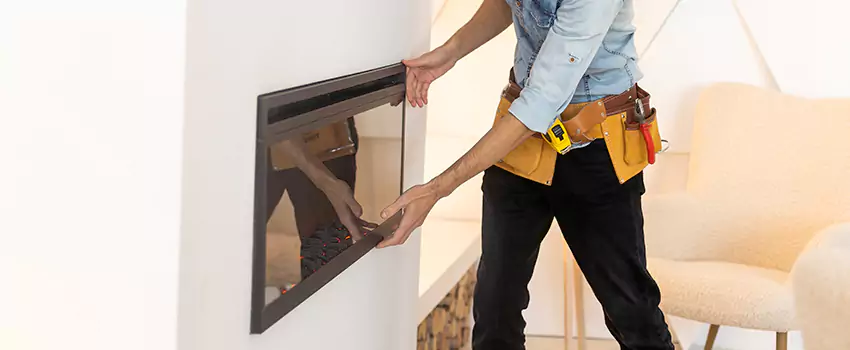 Metal Fireplace Installation in Brandon, Florida