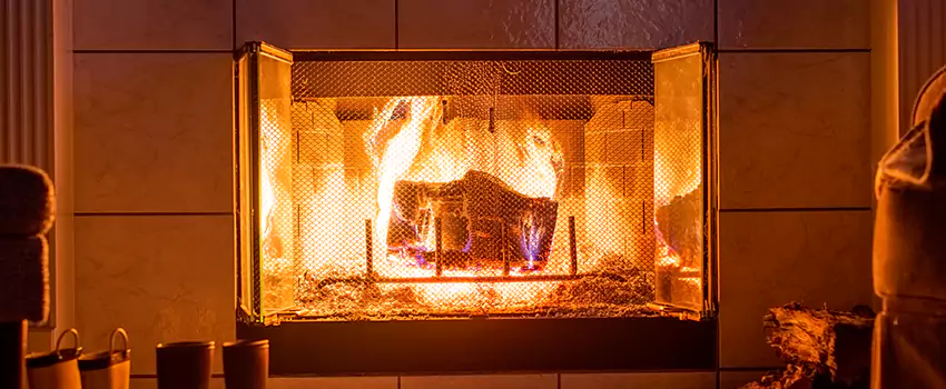 Mendota Hearth Landscape Fireplace Installation in Brandon, Florida
