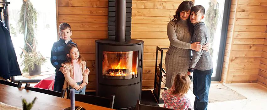 Morso Cast Iron Fireplace Insert Installation in Brandon, Florida