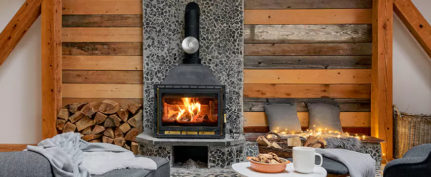 Thelin Hearth Products Direct Vent Gas Stove Fireplace Inspection in Brandon, Florida